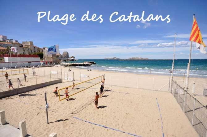 마르세유 T2 Plage Catalans-Vieux Port 아파트 외부 사진