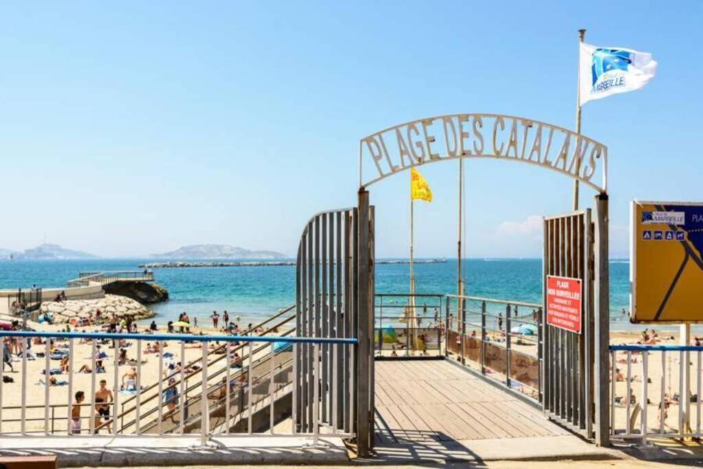 마르세유 T2 Plage Catalans-Vieux Port 아파트 외부 사진